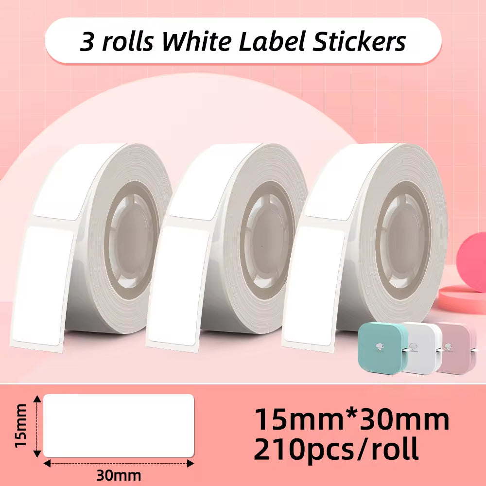 Q30 Label Printer Mini Printer Pocket Thermal Label Maker Wireless Sticker Pocket Portable Printer Various Label Paper
