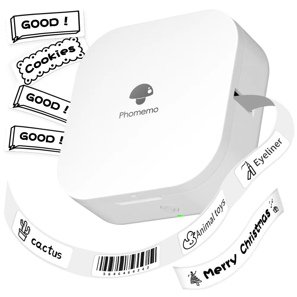 Q30 Label Printer Mini Printer Pocket Thermal Label Maker Wireless Sticker Pocket Portable Printer Various Label Paper